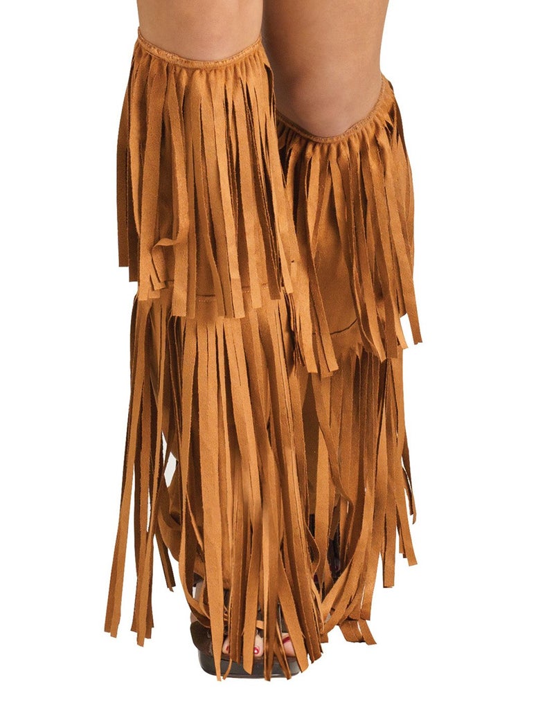 Fun World Hippie Fringe Boot Covers - Image 1